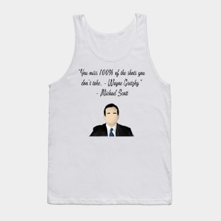 The office quote of a quote Tank Top